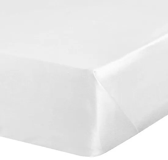SATÉNOVÉ PRESTIERADLO DINA 200X220 CM BIELE