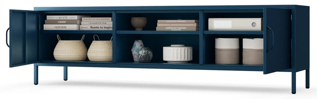 RTV skrinka XL ROSARIA 1700 x 400 x 500, tmavomodrá