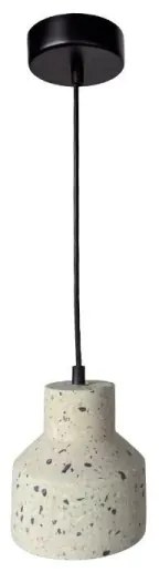 Luster na lanku TERRAZZO 1xE27/60W/230V pr. 12 cm krémová