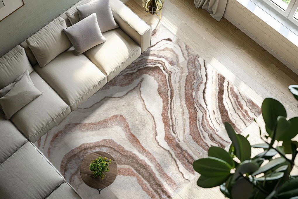 Kusový koberec My Bologna 461 Terra, 160x230, oranžová, chodba / predsieň, Obsession