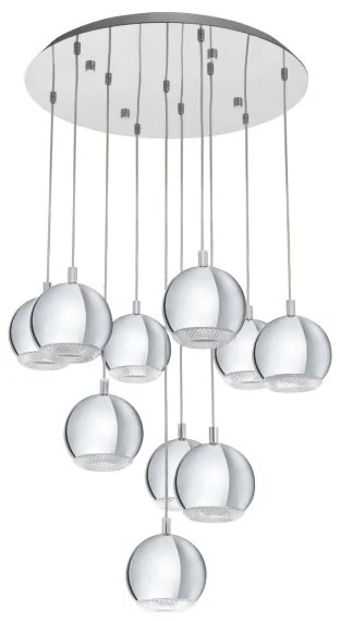 Eglo 95914 - LED Luster CONESSA 10xGU10-LED/4W/230V