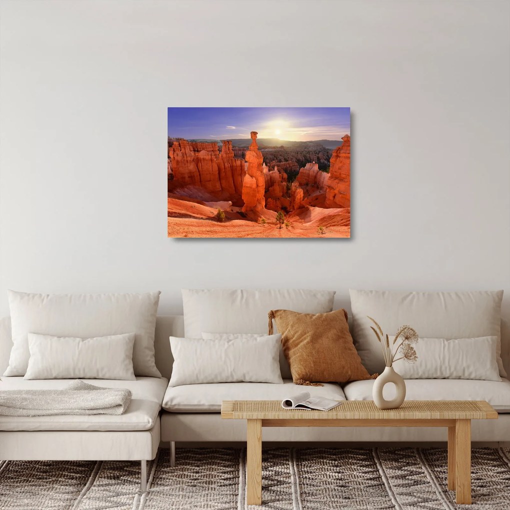 Sklenený obraz - Národný park Utah (70x50 cm)