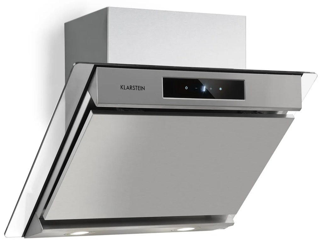 Klarstein Balzac Silent 60, digestor, 60 cm, nástenný, 604 m³/h, A, dotykové ovládanie, nehrdzavejúca oceľ