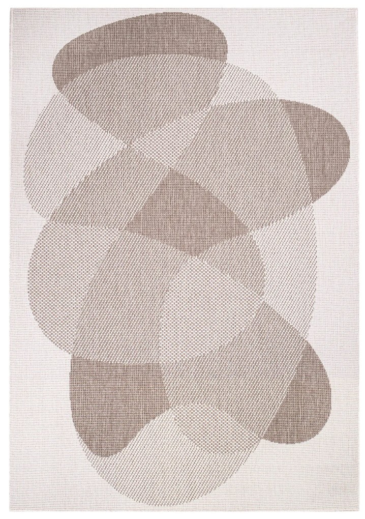 Dekorstudio Obojstranný koberec na terasu DuoRug 5835 - béžový Rozmer koberca: 200x290cm