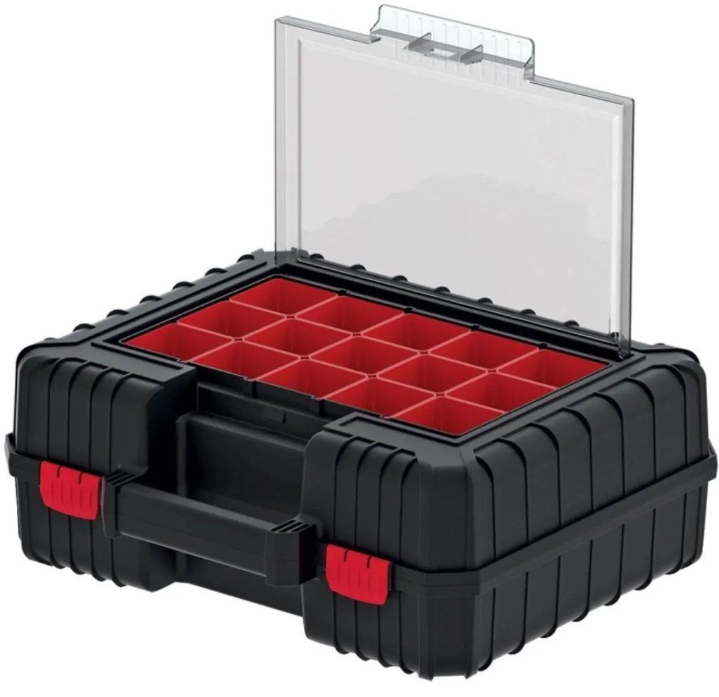 Kistenberg Kufor na náradie HEAVY čierny 384x335x144