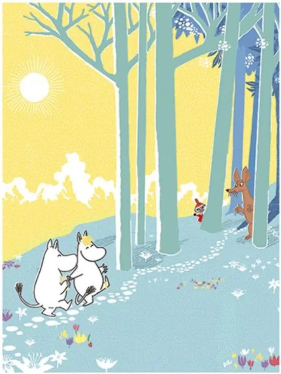 Plagát Moomin on a walk 60x80