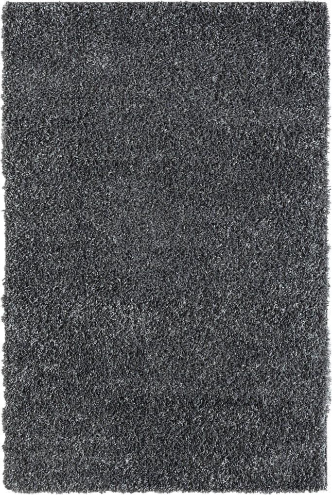 My Flair, Kusový koberec My Shaggy dunkelgrau, 200x290, šedá, chodba / predsieň