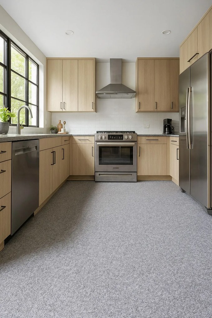 Condor Carpets, Koberec metráž Extreme 74, na mieru, šíře 4m, šedá, ab (mriežka), chodba / predsieň