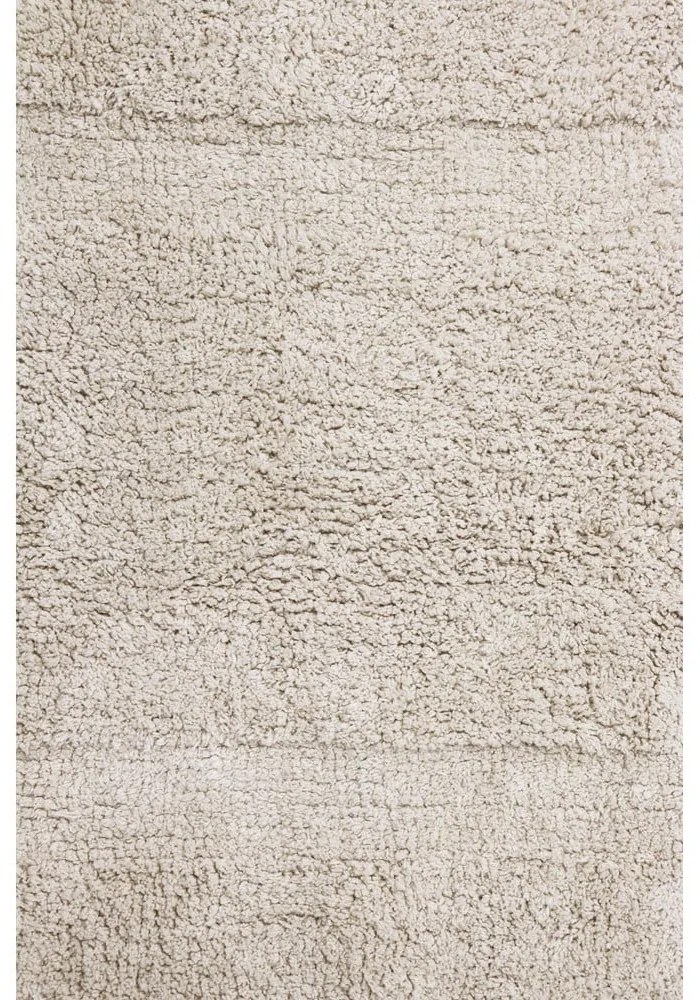 Krémový prateľný ručne tkaný bavlnený koberec 120x160 cm Bloom Natural – Lorena Canals