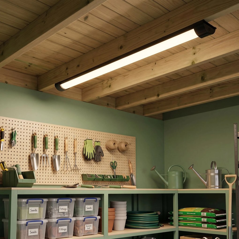 Toolight Toolight, JNH056-42N, lineárne LED svietidlo 150 cm, 42 W, 4000 K, čierna, OSW-56252