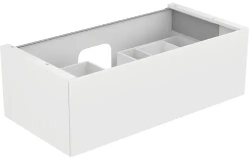 Kúpeľňová skrinka pod umývadlo KEUCO Edition 11 lesklá biela 105 x 35 x 53,5 cm 31351300000