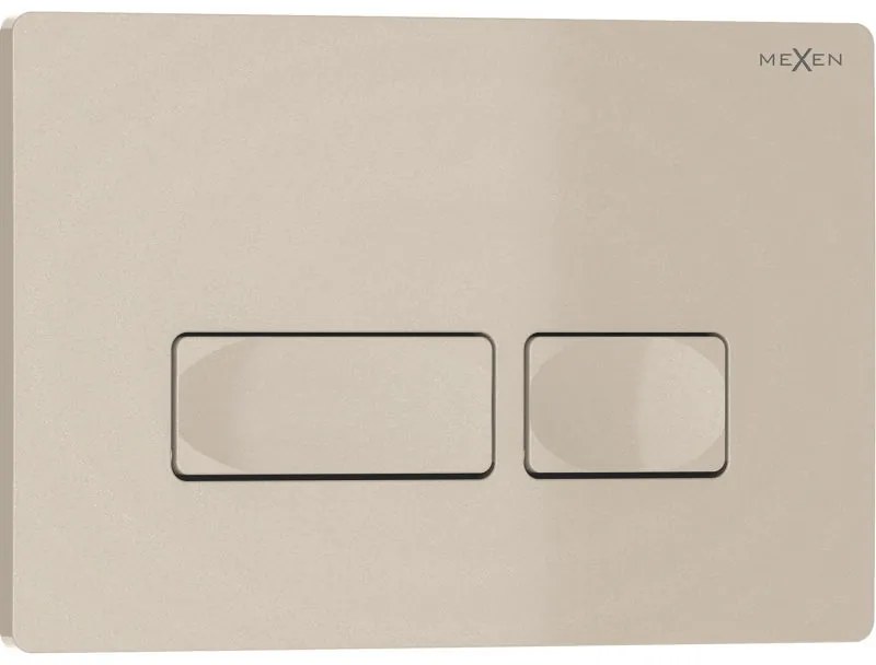 Mexen Tex 04, splachovacie tlačidlo, béžová, 6104-07