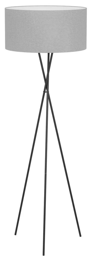 EGLO 900187 FONDACHELLI stojanové svietidlo 1xE27 V1515mm čierna, šedá