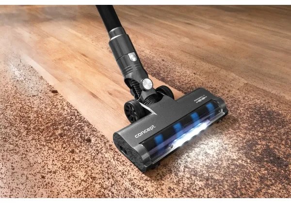 Concept VP6040 -Tyčový ručný vysávač 2v1 ICONIC ANIMAL 200W/22,2V 2200 mAh modrá