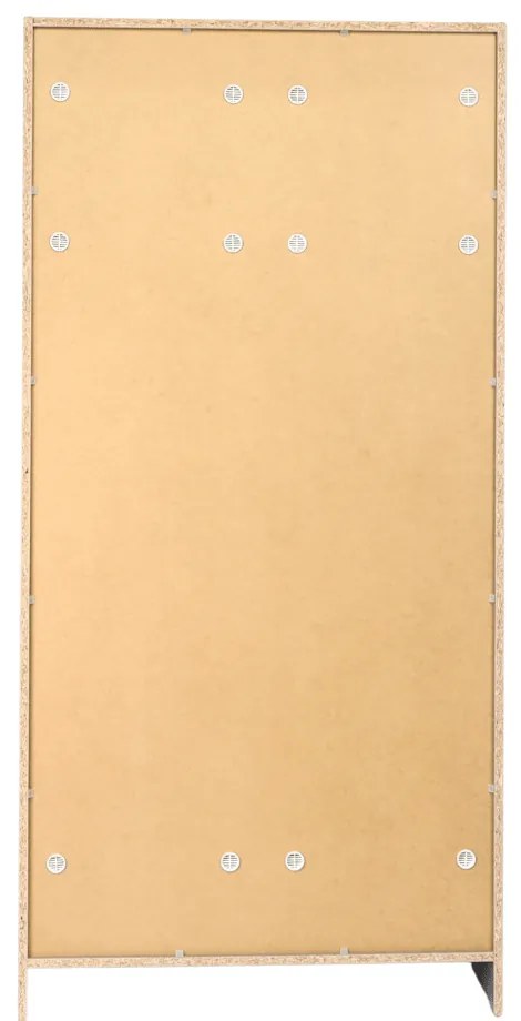 Drevená šatníková skriňa Visio LUX, 90 x 45 x 185 cm, cylindrický zámok, sivá