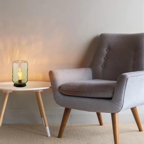 Globo 16046TG - Stolná lampa DARINA 1xE27/60W/230V zelená