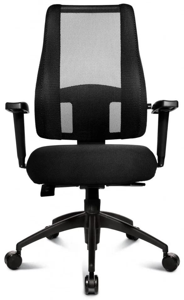 Topstar Topstar - kancelárska stolička Sitness Lady Deluxe - čierna, plast + textil + kov