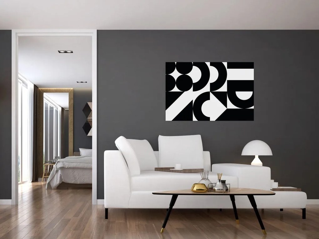 Obraz - Geometrická abstrakcia N⁰2 (90x60 cm)
