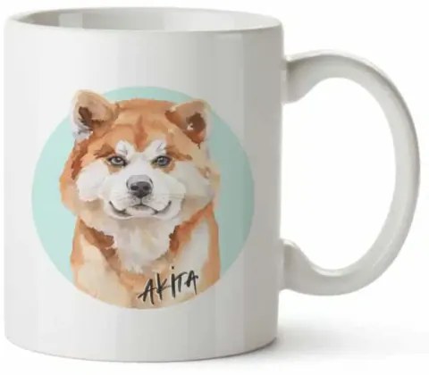 Bohemia Gifts Keramický hrnček - Akita, 350 ml