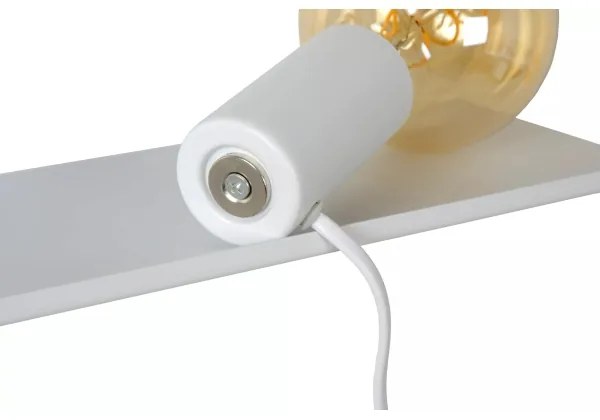 Lucide 06218/01/31 - Nástenné svietidlo SEBO 1xE27/40W/230V biela