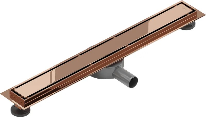 Mexen Flat 360° M13 sprchový žľab 2v1, 70 cm, ružové zlato, 1610070-40