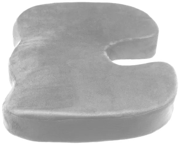 CONNECT IT CFH-5290-GY - Anatomický vankúš na stoličku šedá