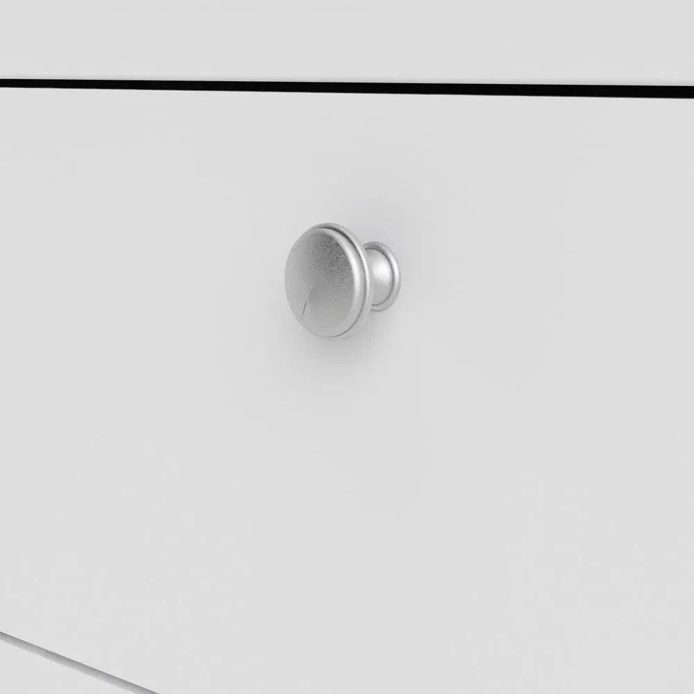 Biela nízka komoda 82x80 cm Madrid – Tvilum