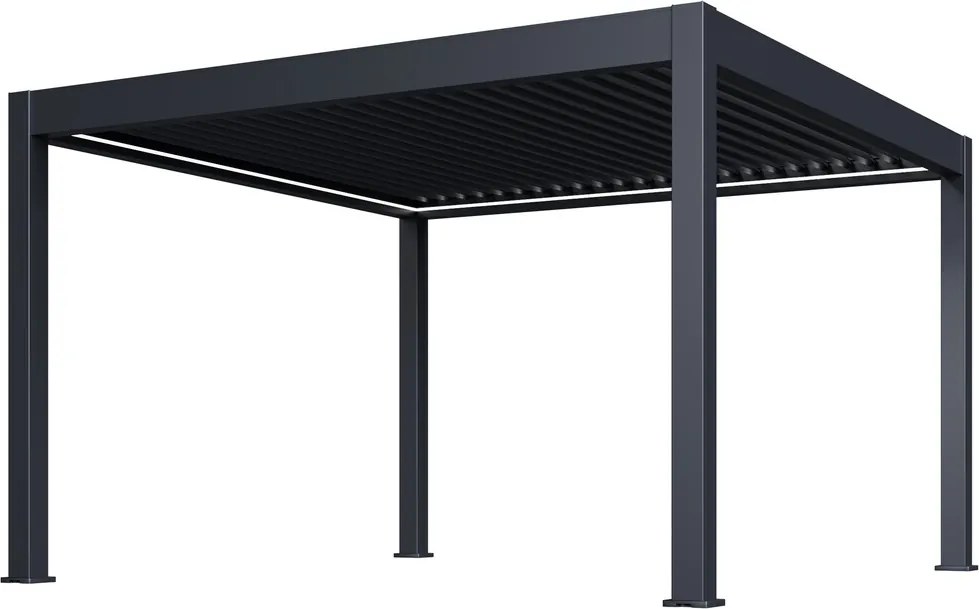 Luxusná ELEKTRICKÁ bioklimatická pergola PRESTIGE 4x4 m, hliník - voľne stojaca