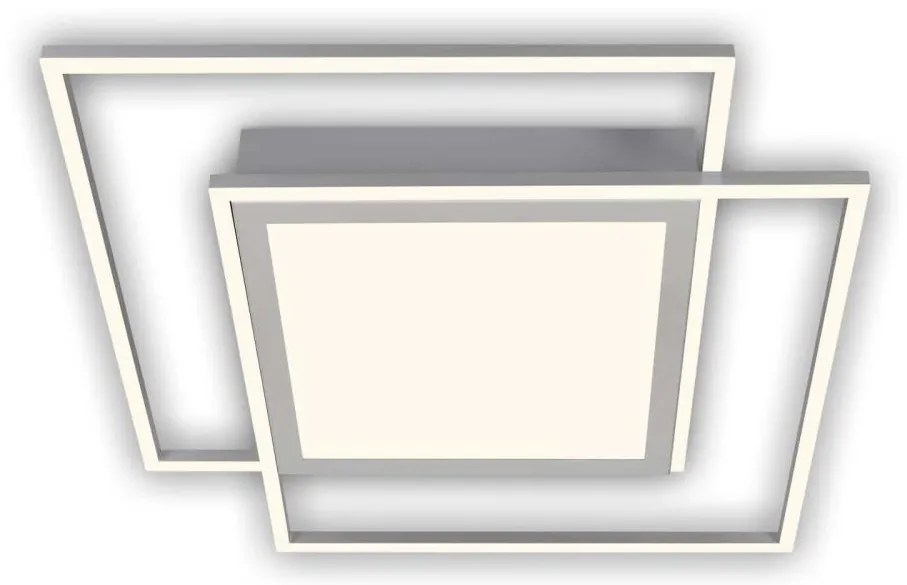 Brilo - LED stropné svietidlo 2xLED/16W/230V + LED/19W 51,5x51,5 cm matný chróm