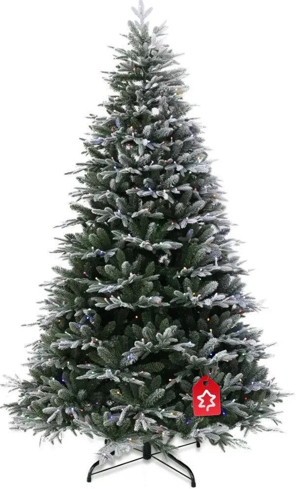 Smrek Zasnežený 600 LED 210 cm