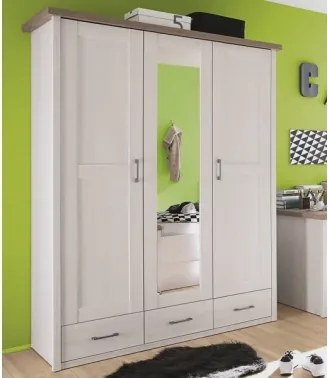 Šatníková skriňa Luca, 3-dverová%