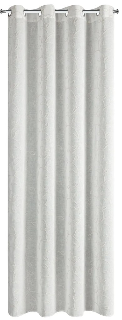 ZÁVES NA KRÚŽKOCH ILENA 140X250 CM VZOROVANÁ