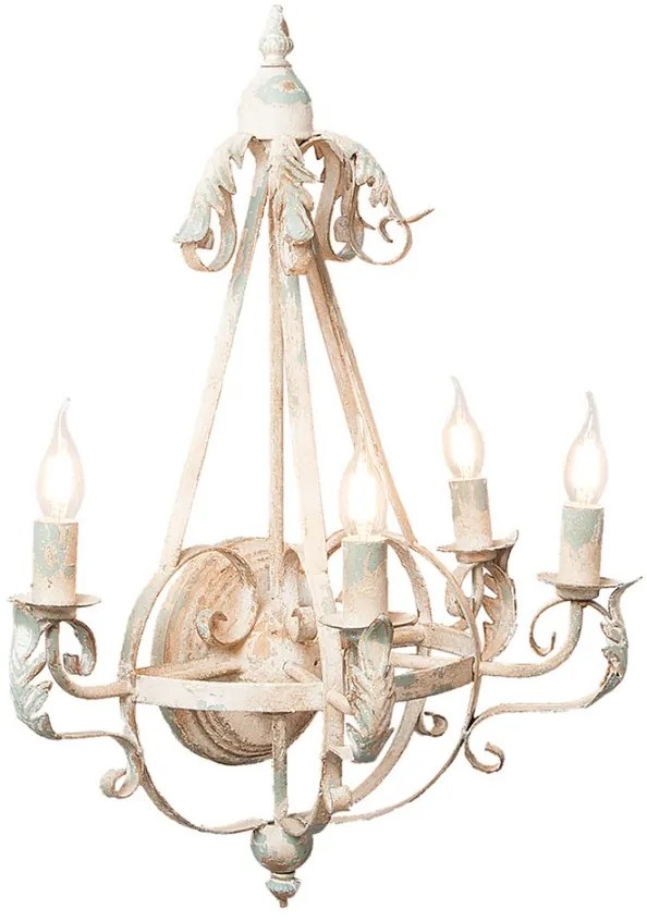 Biela patina nástenné svietidlo 71*54