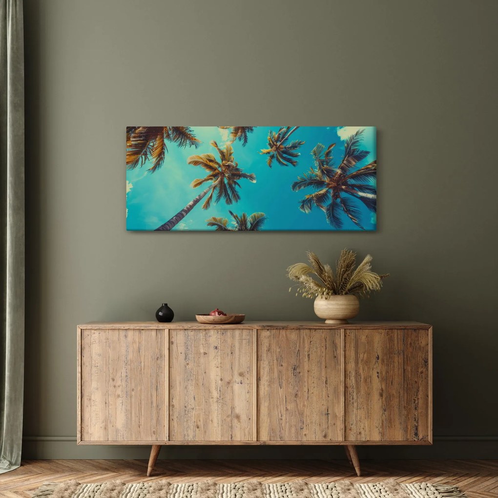 Obraz - Vysoké palmy (120x50 cm)