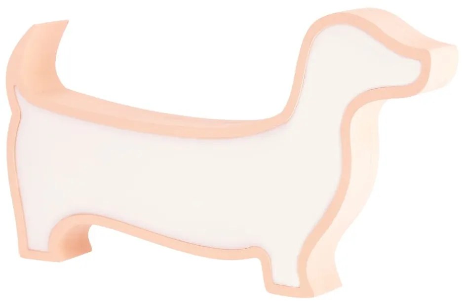 Ružová detská lampička Dog - Candellux Lighting