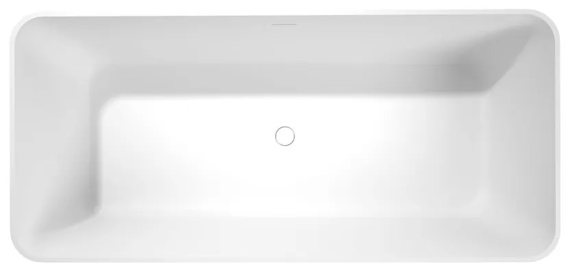 Polysan Polysan, LEYLA voľne stojaca vaňa 170x78cm, rockstone, biela matná, 92530