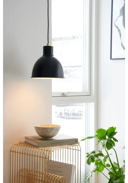 Nordlux - Závesné svietidlo POP na kábli 1xE27/40W/230V, čierne
