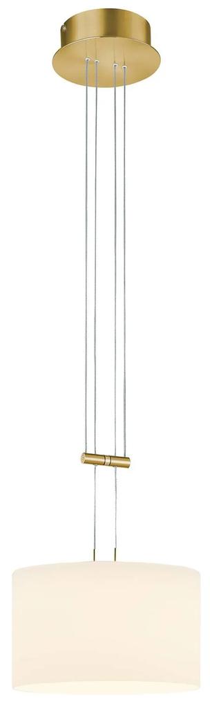 BANKAMP Grazia závesná lampa 1-pl. 32cm mosadz