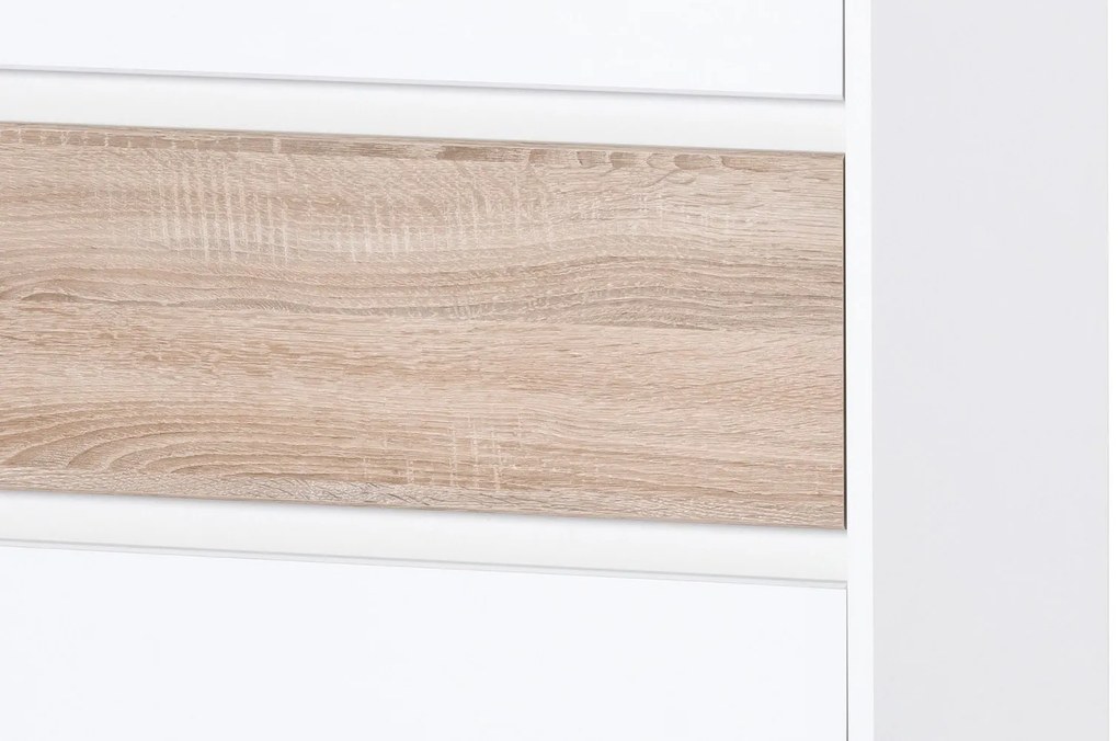 Komoda Benátky 07 80 cm biela/dub sonoma