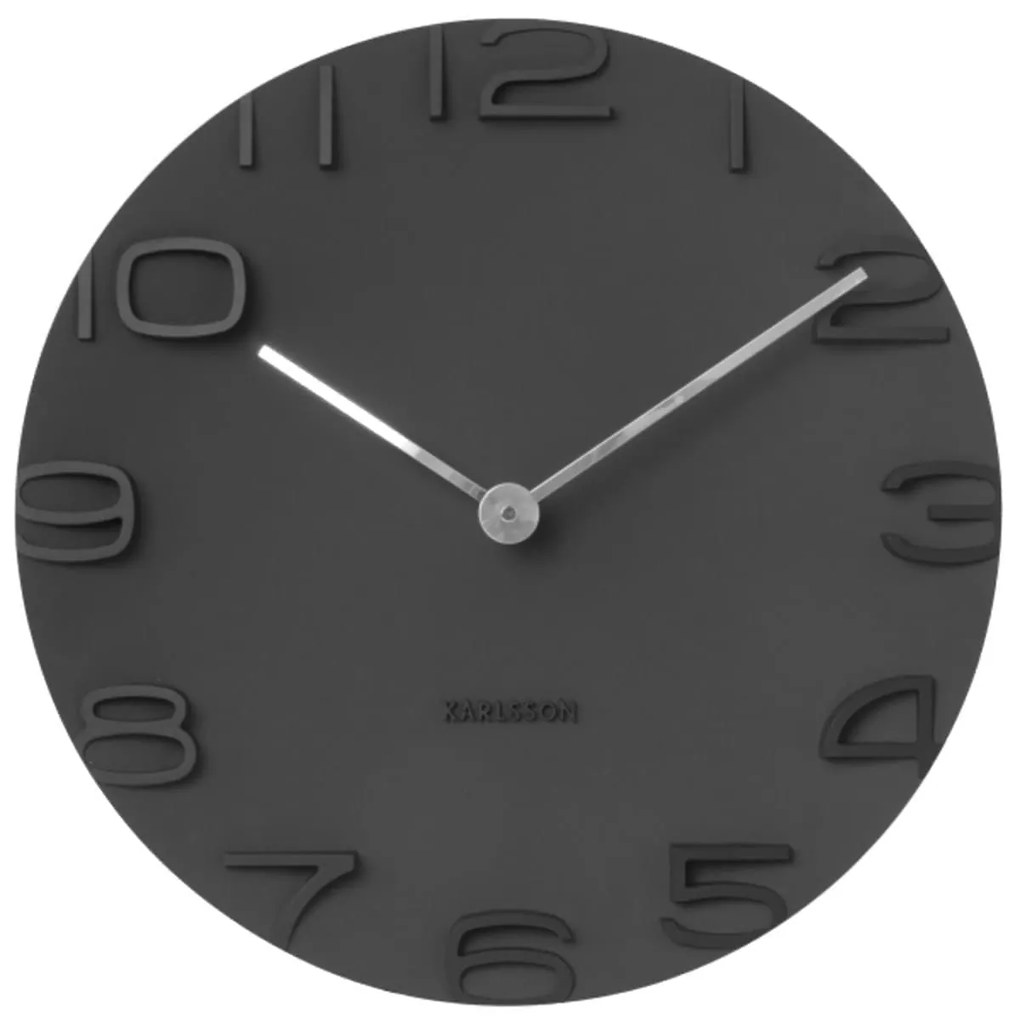 Dizajnové nástenné hodiny Karlsson 5311BK