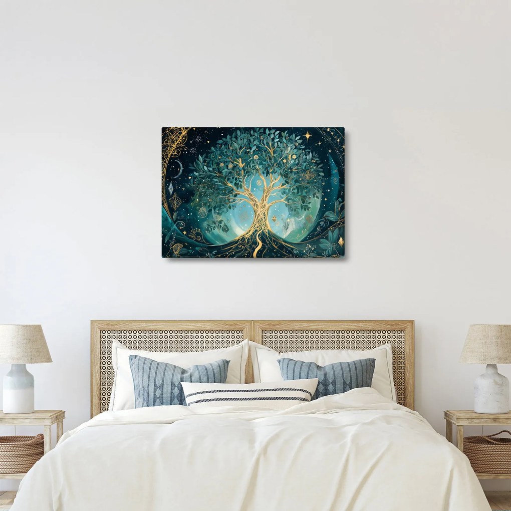 Obraz – Strom života vo vesmíre (70x50 cm)