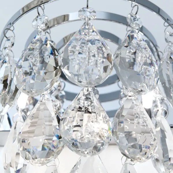 Orion WA 2-1369/2 - Krištáľové nástenné svietidlo CELESTE 2xG9/40W/230V chróm