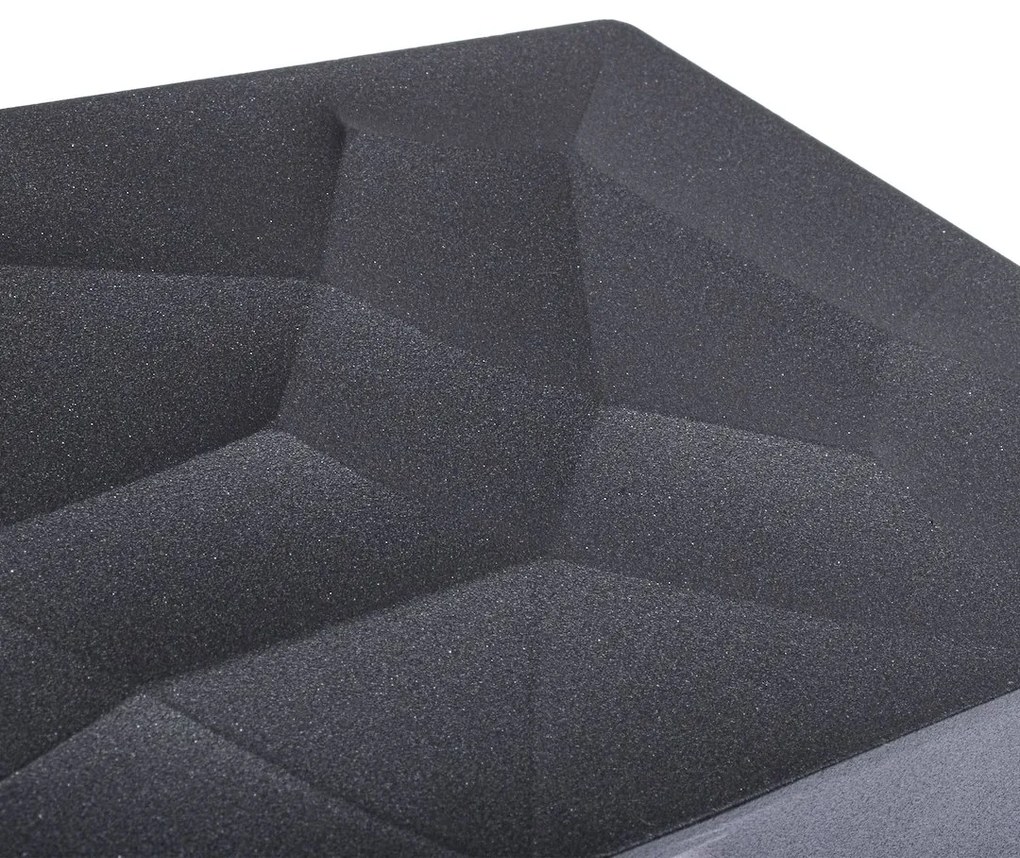 Exteriérové nástenné LED svietidlo Cracks, 1x LED 10w, tmavosivá