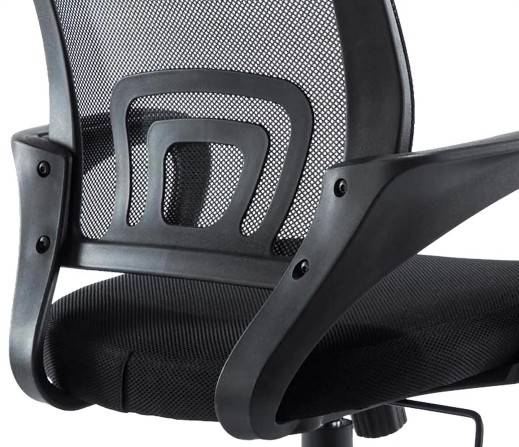 Design-Shop Kancelárska stolička DS37499 - Čierna