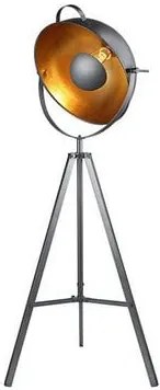 Retro a vintage svietidlo AZZARDO  Toma floor BLACK AZ2379