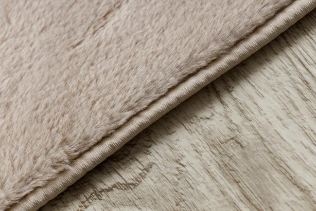 Protišmykový koberec POSH Shaggy camel, béžový plyš
