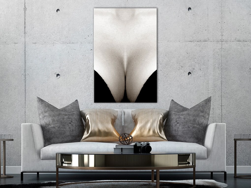 Artgeist Obraz - Cleavage (1 Part) Vertical Veľkosť: 60x90, Verzia: Premium Print