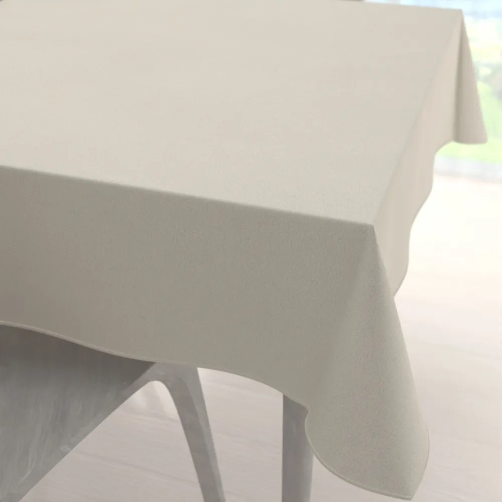 Biante Veľký dekoračný štvorcový obrus BKU-110 Slonová kosť 250x250 cm