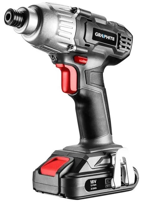 Aku vŕtačka Energy + 18V, Li-Ion, 58G012 GRAPHITE