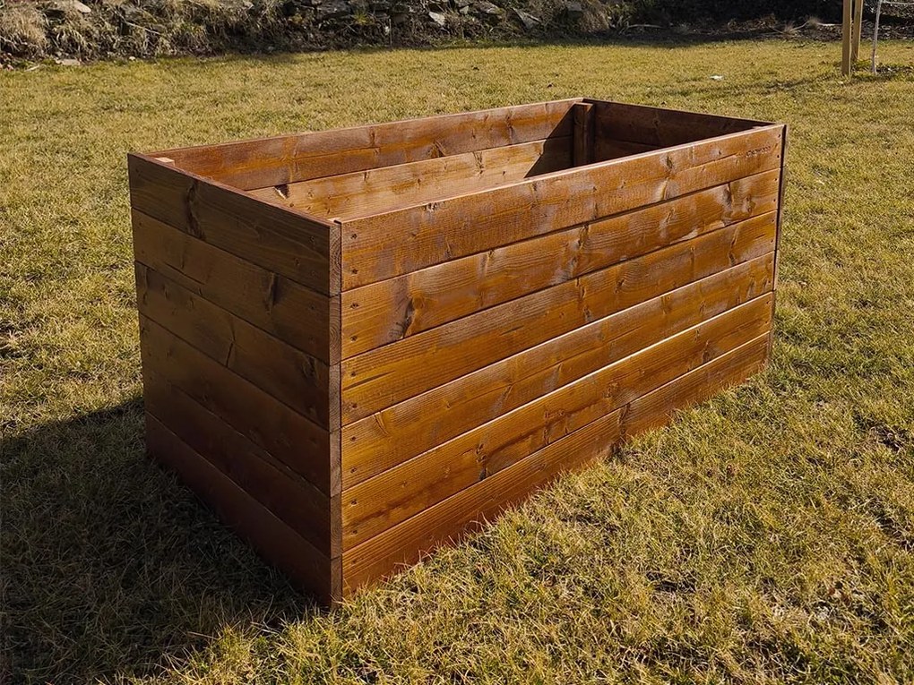 ATMOWOOD Drevený vyvýšený záhon 160 x 100 x 60 cm